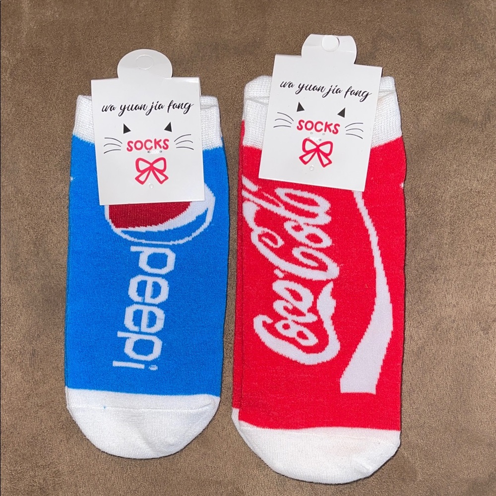 Themed Socks - Blue and Red